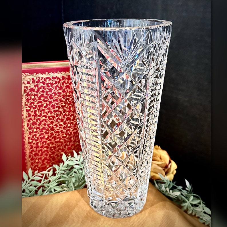 Waterford Crystal Vase / Waterford Clare Vase 10 / Etsy