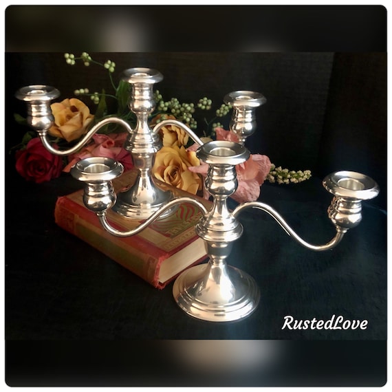 Gorham sterling hotsell candlesticks 661