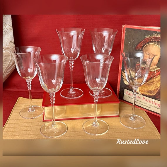 Mikasa Sonata Water Glasses / Mikasa Clear Sonata Water Glasses / Vintage Mikasa Water Glasses / Sonata Water Glasses / Mikasa Sonata - 6