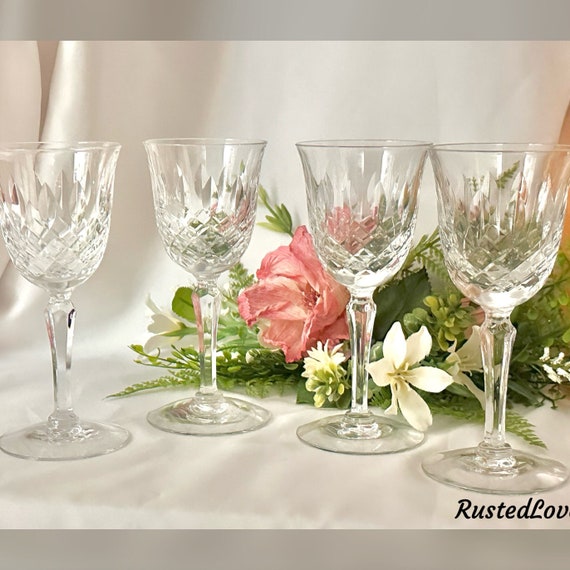 Tiffin-Francisan Elyse Wine Glasses / Vintage Elyse Tiffin Franciscan Glasses / Vintage Elyse Wine Glasses / Elyse Tiffin Franciscan Wine -4