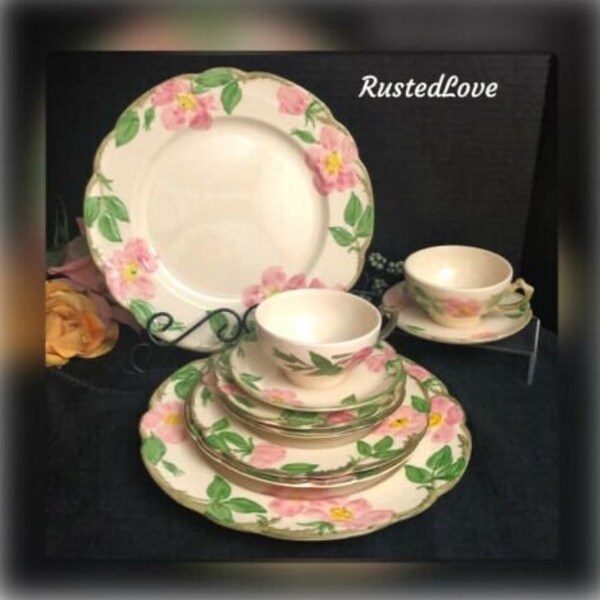 Desert Rose Dishes Etsy