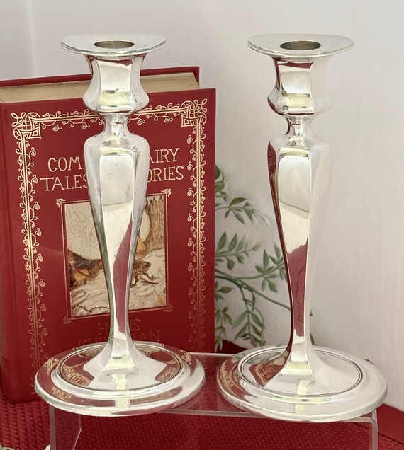 Tiffany silver shop candlesticks
