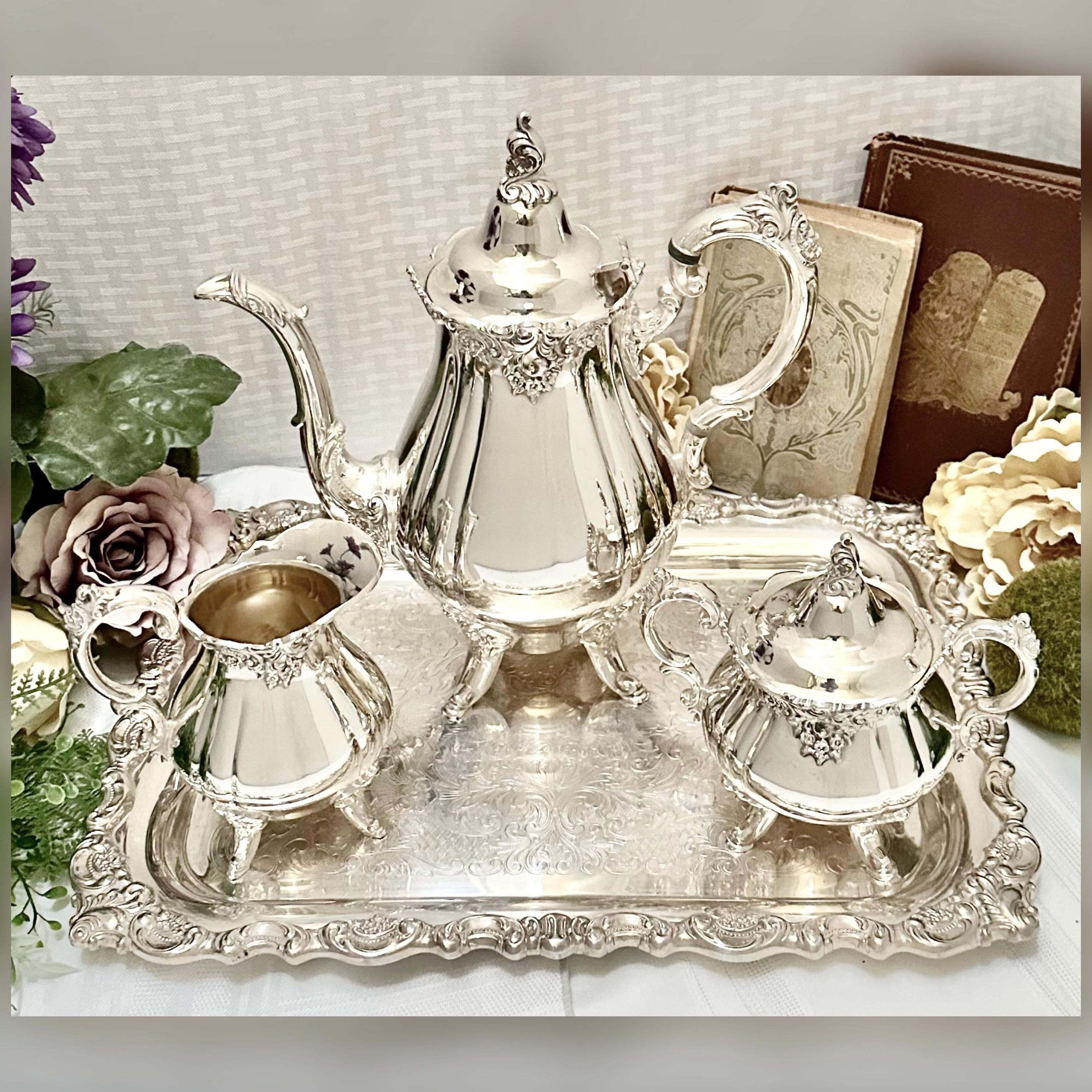 Silver Tea Pot Wallace - Etsy
