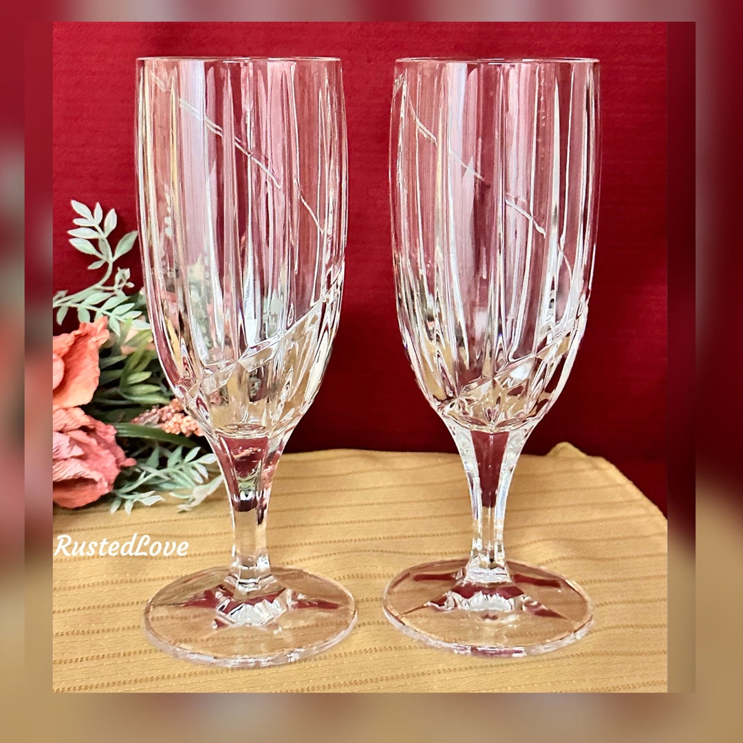 Mikasa Uptown Glasses / Ice Tea Glasses / Vintage Mikasa Glassware