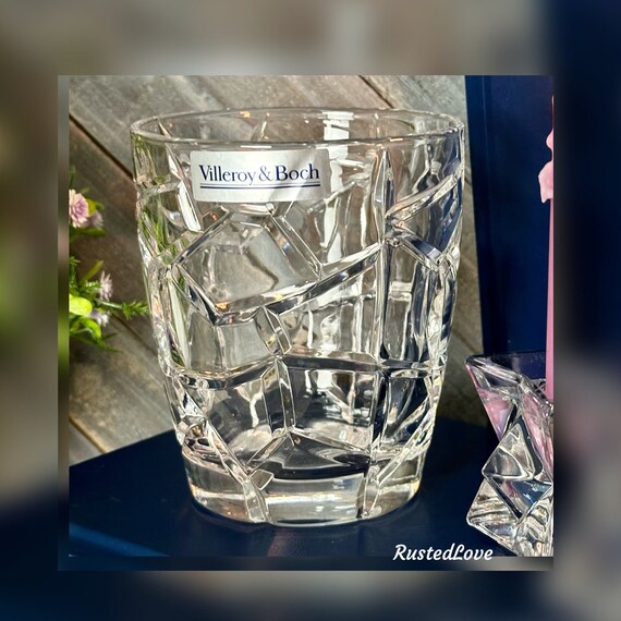 Villeroy & Boch Kodiak Old Fashioned Glass / Vintage Villeroy and Boch / Clear Kodiak Barware Glass / Kodiak Old Fashioned Glass - 1