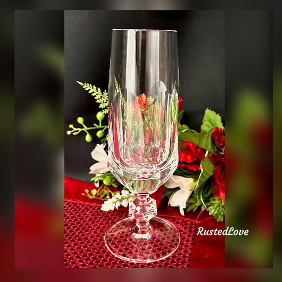Nachtmann Alexandra Beer Glass / Vintage Nachtmann Barware / Tulip Nachtmann Beer Glass / Alexandra Nachtmann Tulip Beer Glass - 1
