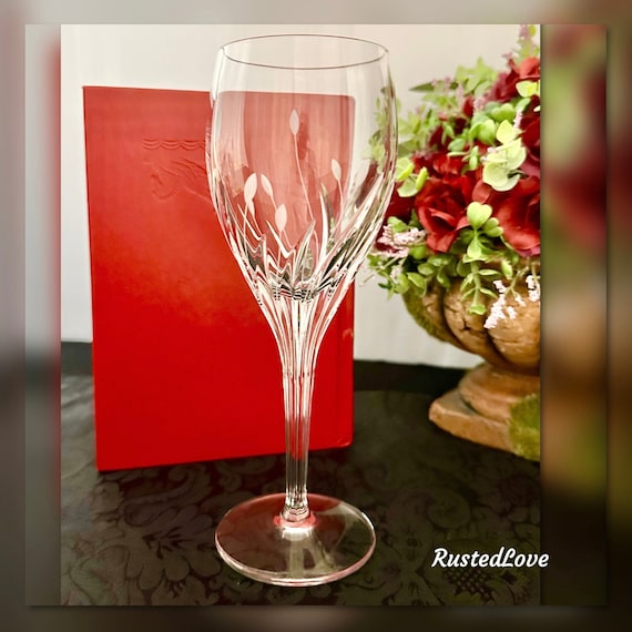 Noritake Moondust Wine Glass / Vintage Moondust Wine Glass / Noritake Moondust Glass / Vintage Wine Goblet / Vintage Noritake Glass - 1