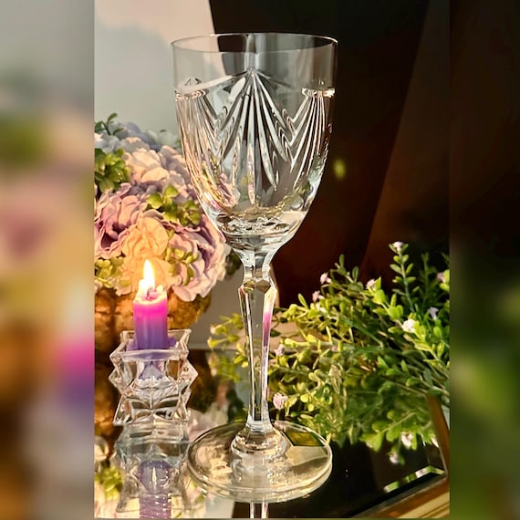 Waterford Avalon Water Glass / Marquis Waterford Crystal Water Glass / NOS Waterford Avalon Water Goblet  / Vintage Waterford Marquis Avalon