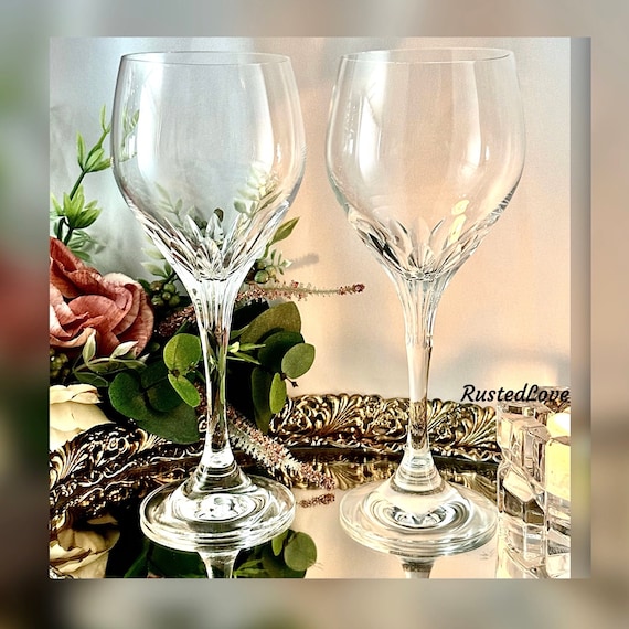 Schott-Zwiesel Revue Wine Glasses / Vintage Revue Wine Glasses / Zwiesel Revue Wine Goblets / Schott Zwiesel Wine Glasses / Revue Glasses 2