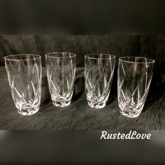 Mikasa OLYMPUS Water Goblet s FULL SET OF 4 Mikasa Contemporary Glass