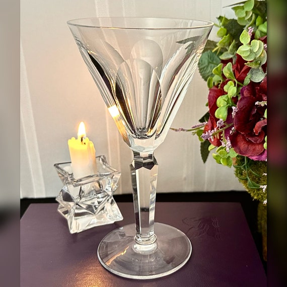 Waterford Crystal Sheila Claret Wine Glass / Vintage Waterford Wine Goblet / Waterford Sheila Claret Wine Glass / Crystal Claret Wine - 1