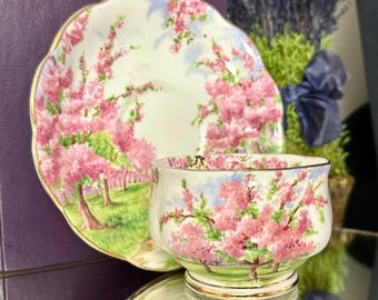2 Royal Albert Blossom Time Dinner Plates - Made in England - Etsy