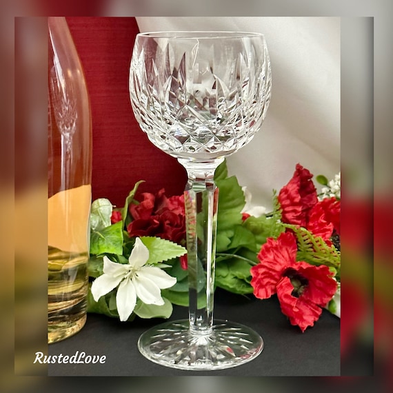 Waterford Lismore Wine Hock / Lismore Waterford Wine Hock / Waterford Crystal Wine Glass / Cut Crystal Wine Glass / / Lismore Wine Hock - 1