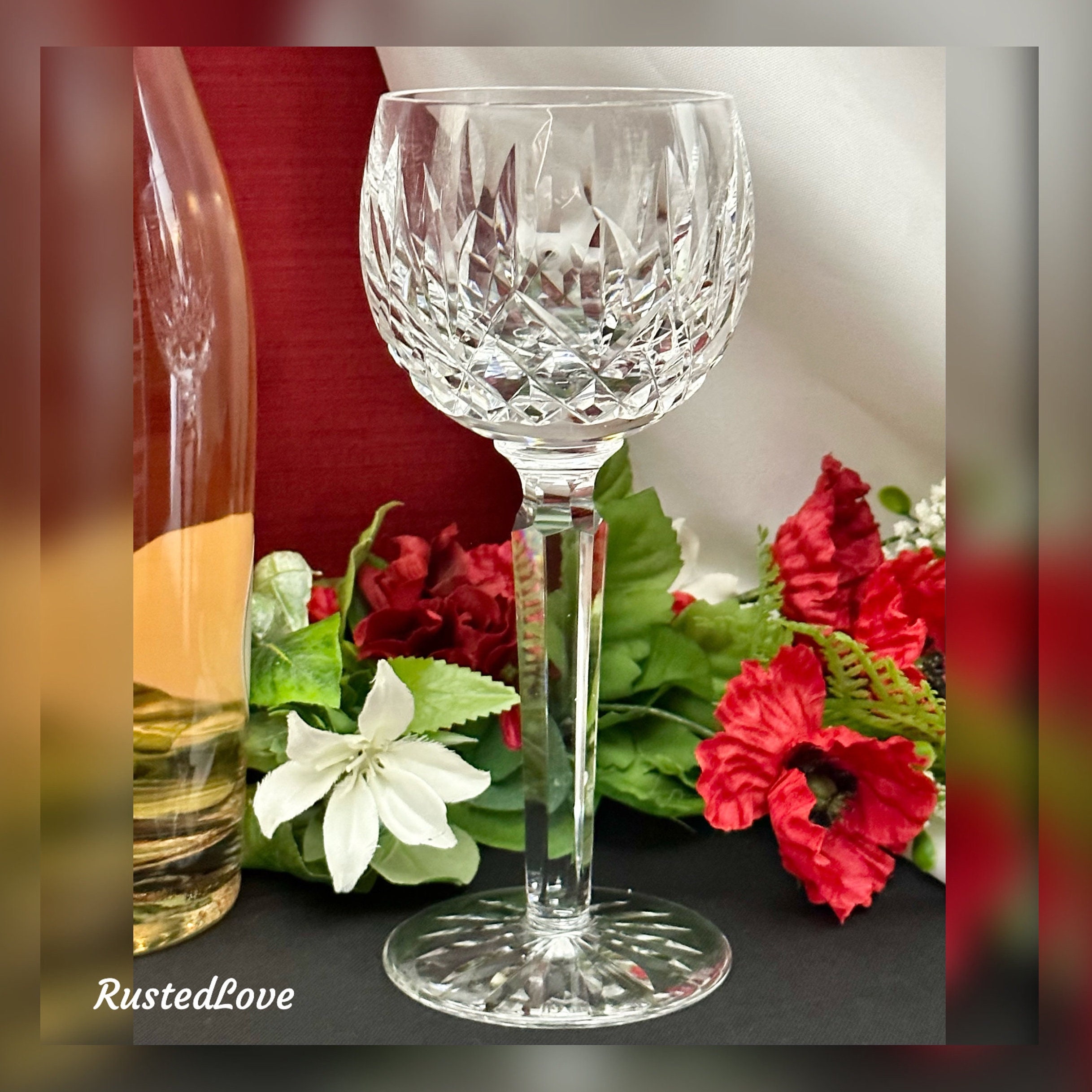 WATERFORD Crystal Wine Glass X 8, 8 Small Cut Crystal Wine/port Glasses,  WATERFORD, Lismore Pattern, Waterford Crystal Lismore -  Norway