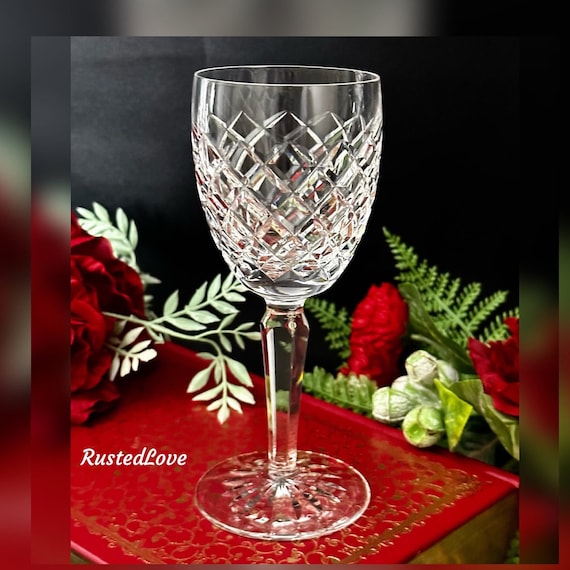 Waterford Comeragh Claret Wine Glass / Waterford Crystal Comeragh Wine Glass / Comeragh Claret Wine Glass  / Waterford Claret Wine Glass - 1