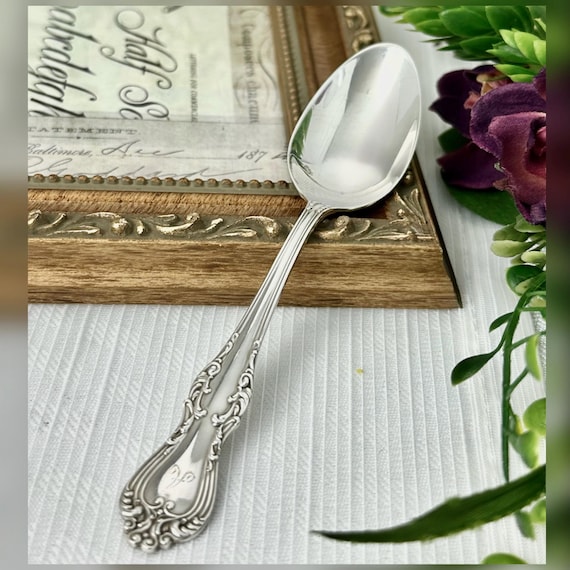 Frank Smith Countess Sterling Silver Teaspoon 5 1/4" 1928 Replacement Monogram