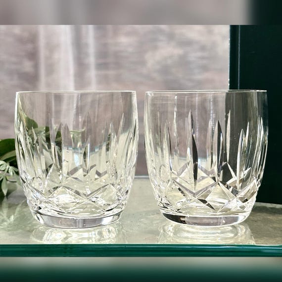 Ballymore Waterford Crystal Old Fashioned Glasses / Ballymore Old Fashioned Glasses / Waterford Cut Glass Old Fashioned / Old Fashioned - 2