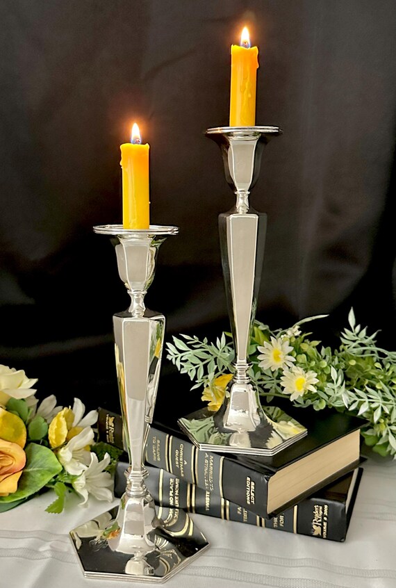 アンティーク ティファニー シルバーキャンドルホルダー 純銀 Tiffany & Co Sterling Silver Candle Holders / Vintage Candle
