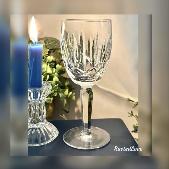 Waterford Crystal Kildare Claret Wine Glass / Waterford Vintage Kildare Wine Glass / Kildare Waterford Wine Glass / Claret Wine Glass - 1