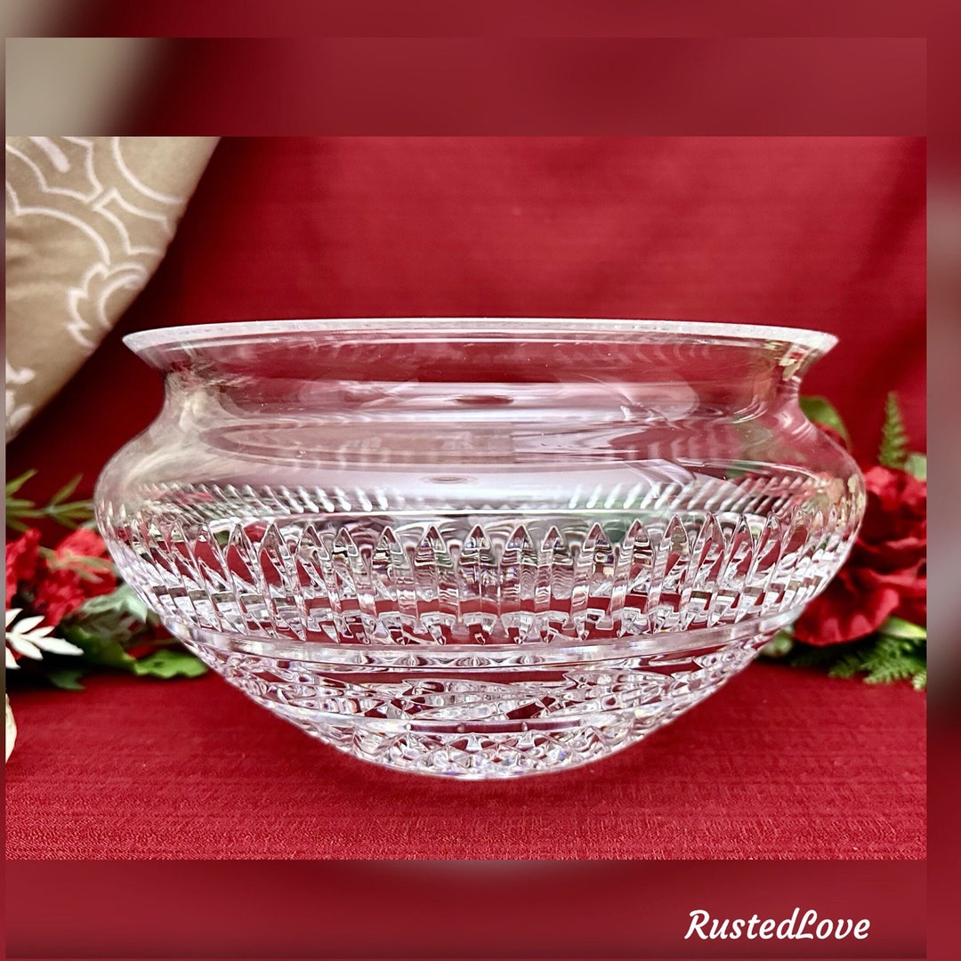 Waterford Crystal Bowl / Vintage Centerpiece Bowl / Hand Blown Etsy