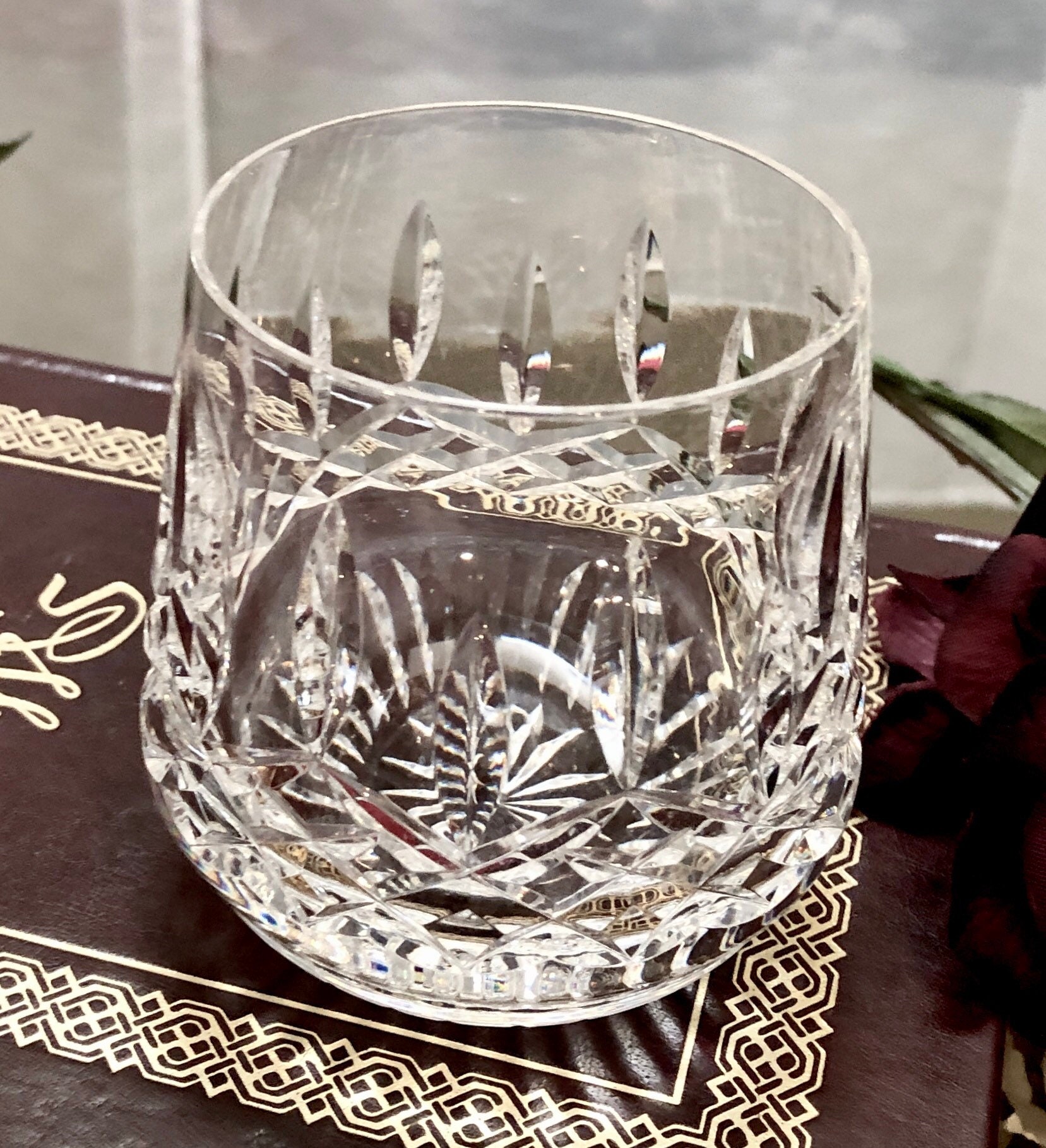 Waterford Crystal / Vintage Lismore Roly Poly / Old Fashioned Glass