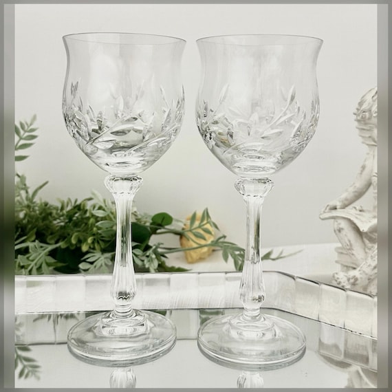 Mikasa Versailles Wine Glass Pair Crystal Replacement Glass