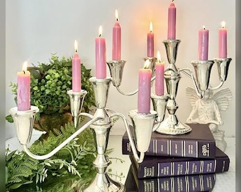 Duchin Creation Weighted Sterling Silver 5 Candle Branch