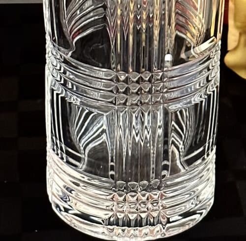 Ralph Lauren Glen Plaid Vintage Highball Glasses Crystal