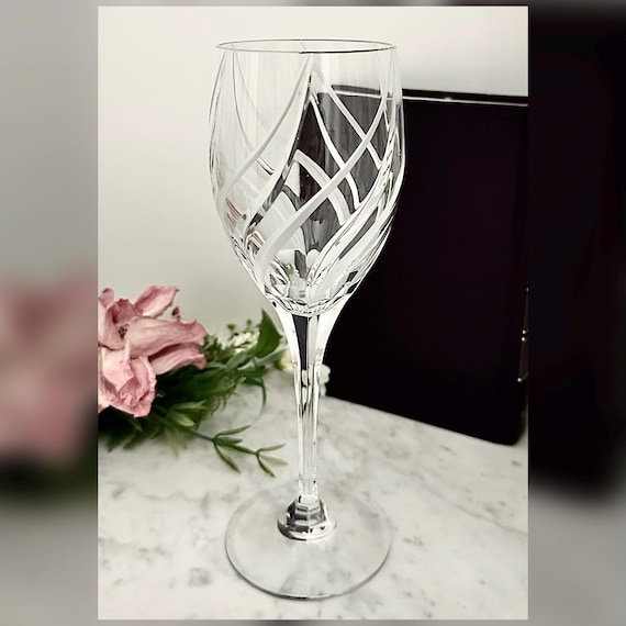 Mikasa Windlass Water Goblet Vintage Crystal Replacement Glass Stemware