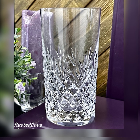 Mikasa Ambassador Highball Glass / Vintage Mikasa Highball glass / Mikasa Crystal Ambassador Glass / Barware Cut Crystal Barware Highball -1