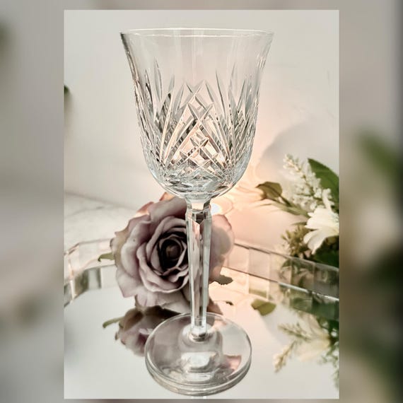 Waterford Leana Water Goblet Vintage Irish Crystal Replacement Glass