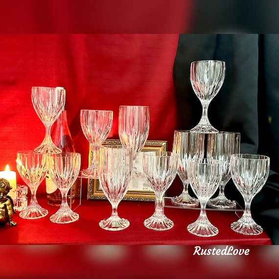 Mikasa Park Lane Goblets, Pair of Wine Glasses, Goblets, Toasting