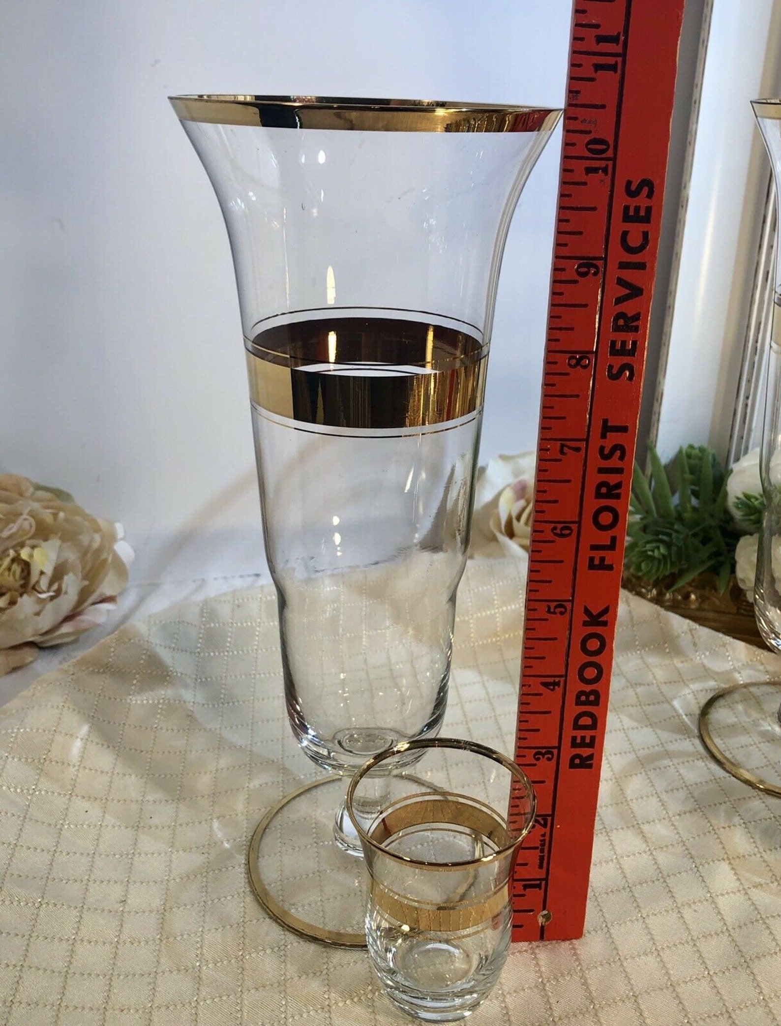 Decanters / Shot glasses / Decanter / Vintage / Bar Set / Etsy