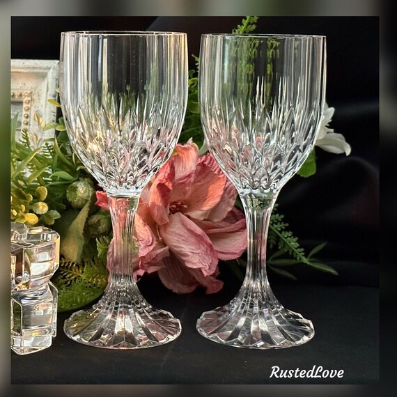 Cristal D'Arques-Durand Bretagne Wine Glasses / Vintage Cristal D'Arques Bretagne Wine Goblets / Bretagne Wine Glasss / Wine Glasses 2