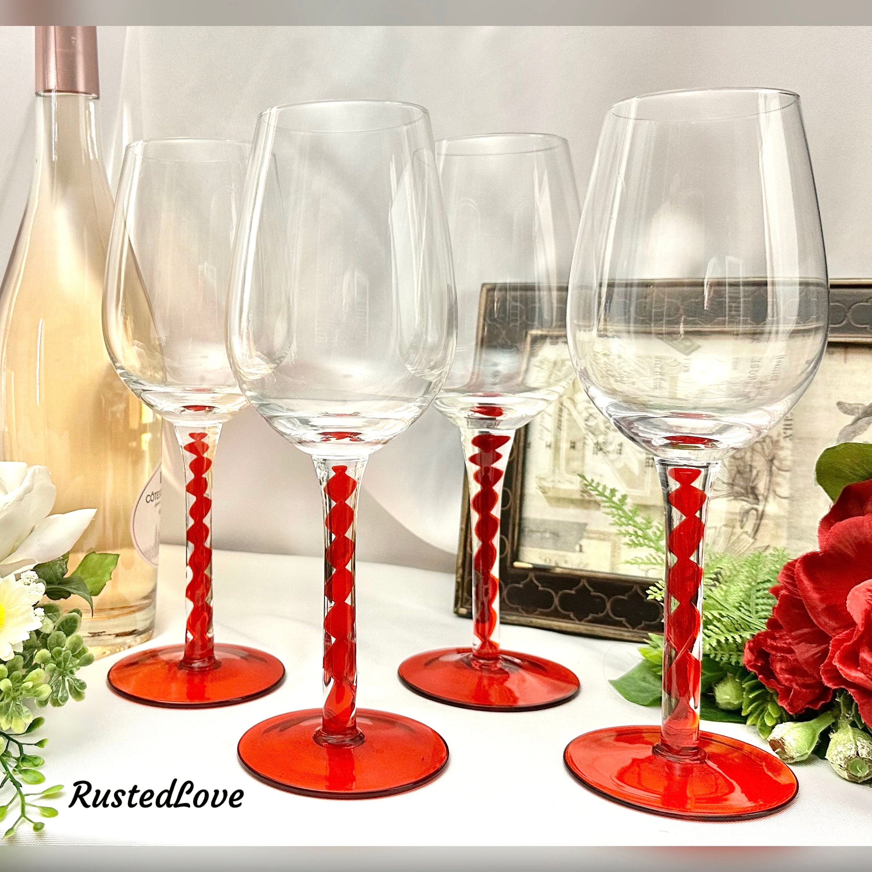 Wholesale Crystal Spraying Color Colored Stem Wine Glass - China Colored  Stem Wine Glass and Custom Wine Glass price