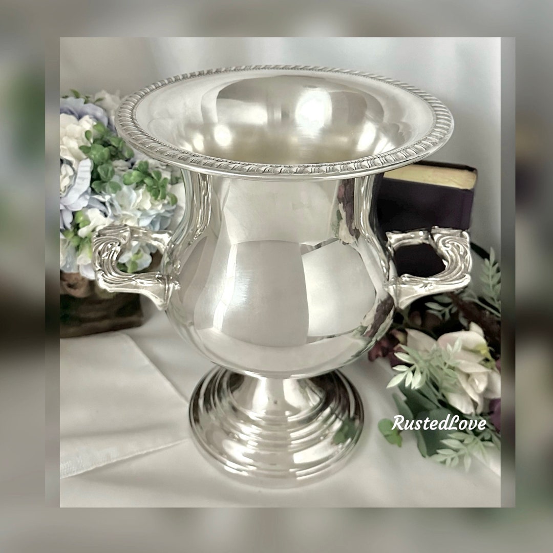 Champagne Bucket / Sheridan Silver Plated Wine Chiller / Ice Bucket