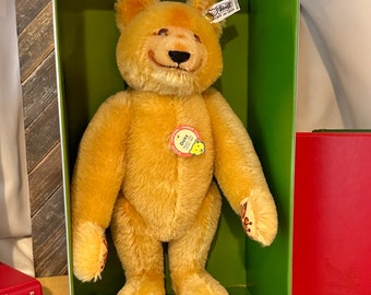 Vintage Steiff Dicky Bear Replica 1930, Mohair, Limited Edition 14
