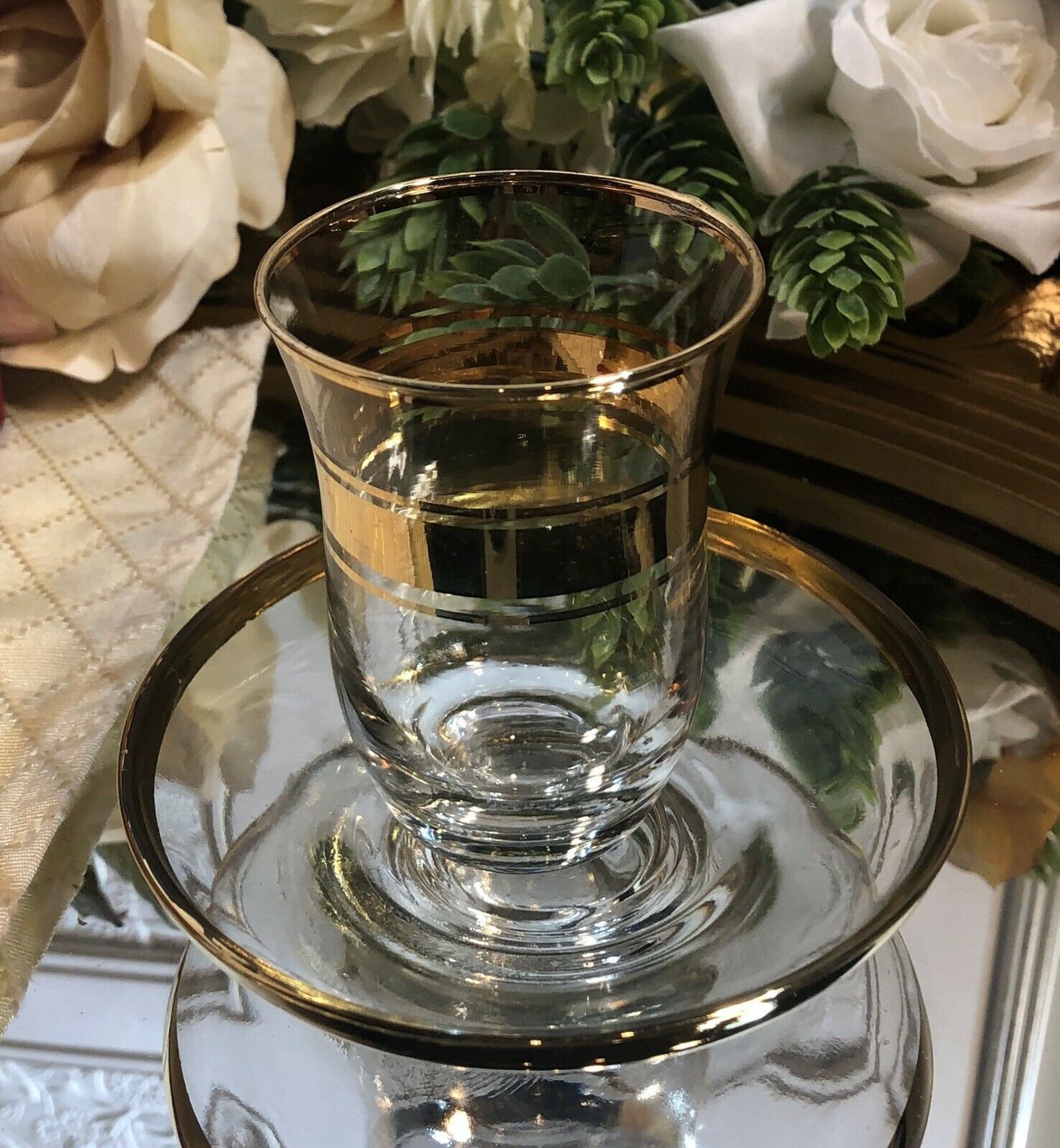 Decanters / Shot glasses / Decanter / Vintage / Bar Set / Etsy