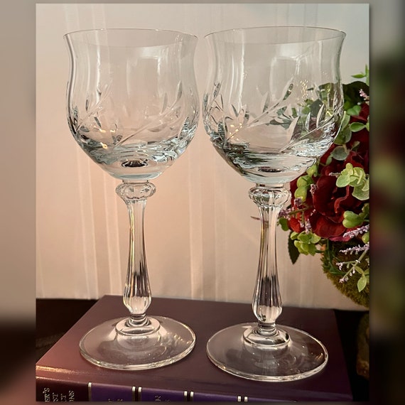 Mikasa Versailles Water Glasses / Vintage Mikasa Water Goblets / Versailles Mikasa Water Glasses / Vintage Versailles Mikasa Glasses - 2