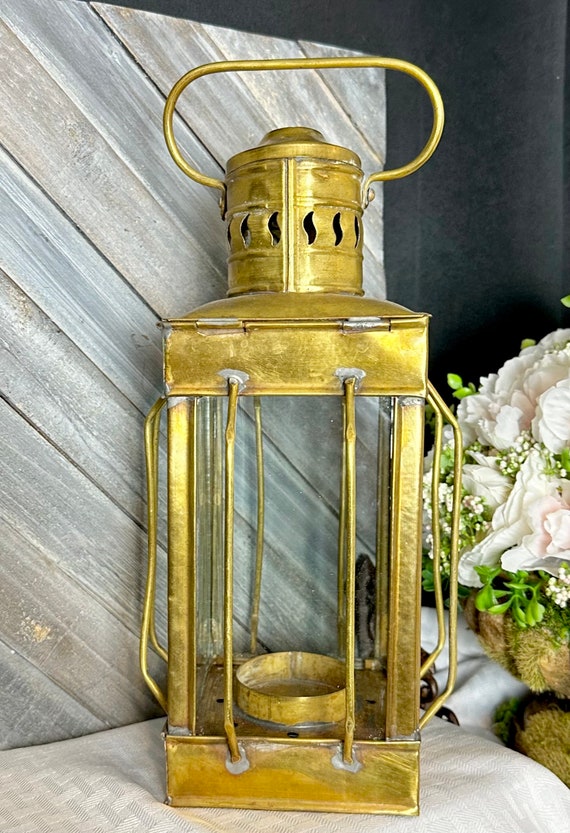Old cheap brass lantern