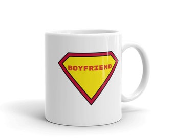 Tazas divertidas, taza de cómic de superhéroe personalizada para el novio / taza de café, taza de viaje, tazas de cita divertida, regalo de cumpleaños para los hombres y las mujeres