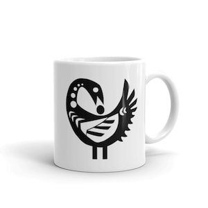 African-Art-Sankofa-Bird Mug, Unique Coffee Mugs, Novelty Coffee Cup, Gift Idea