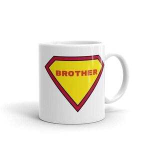 Brother Superhero Mug ,Funny Mugs, Comic Personalized, Coffee Mug, Travel Mug, Family Gifts