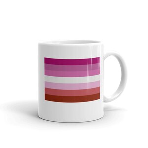 Pride Lipstick Mug  Lesbian Flag Mugs  Queer Gifts / Gay Pride Mug / LGBTQ Gifts
