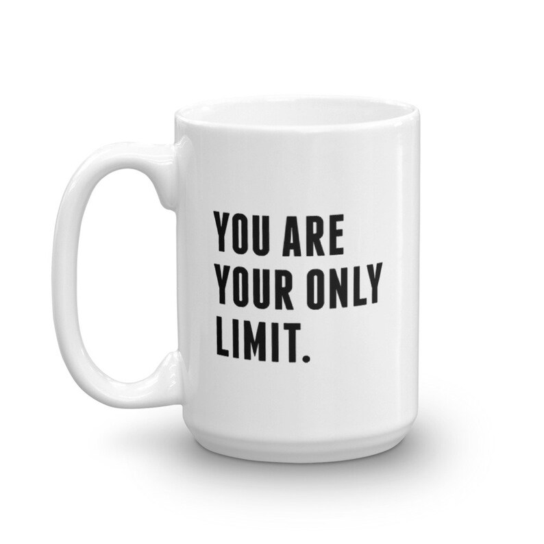 Fitness Mug Gym Workout Cup Quote 490 Mug / Workout Gifts / Gym Gifts
