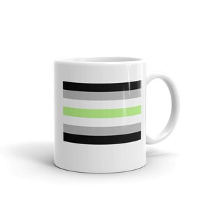 Agender Mug Pride Flag Mugs  Queer Gifts / Gay Pride Mug / LGBTQ Gifts
