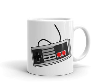 Video Game Classic Controller Mug, Unique Coffee Mugs, Novelty Coffee Cup, Gift Idea