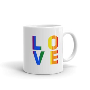 Pride LGBTQ Mug, Love Gift Mug / Gay Pride Coffee Mug / Queer Gifts / LGBTQ Pride Gifts