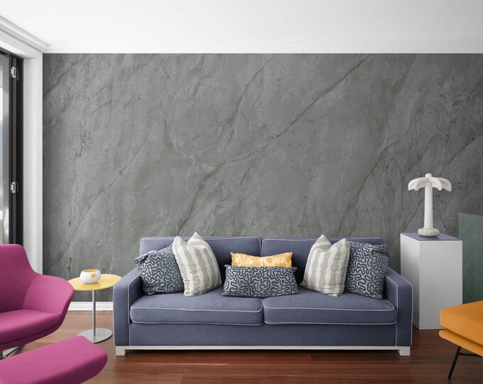 Marble Wallpaper , Peel and Stick or Traditional Wallpaper Mural, Modern Dark Wallpaper for Living Room Bedroom Entryway or Cafe