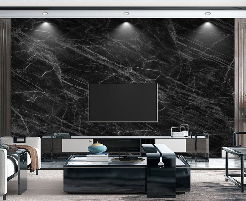 Marble Wallpaper Modern Beautiful Wall Mural for Living Room Bedroom Entryway or Cafe image 1